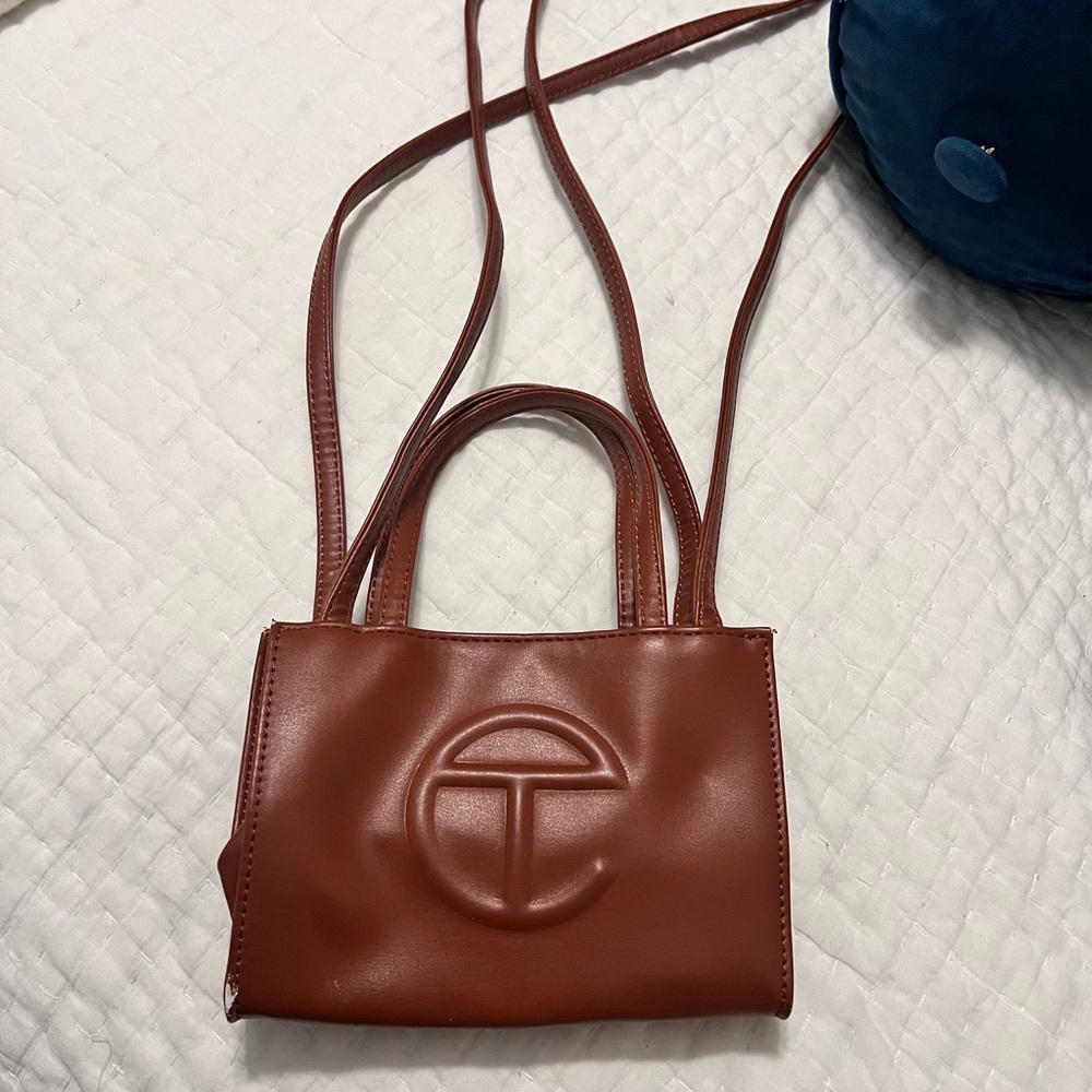 Telfar camel bag